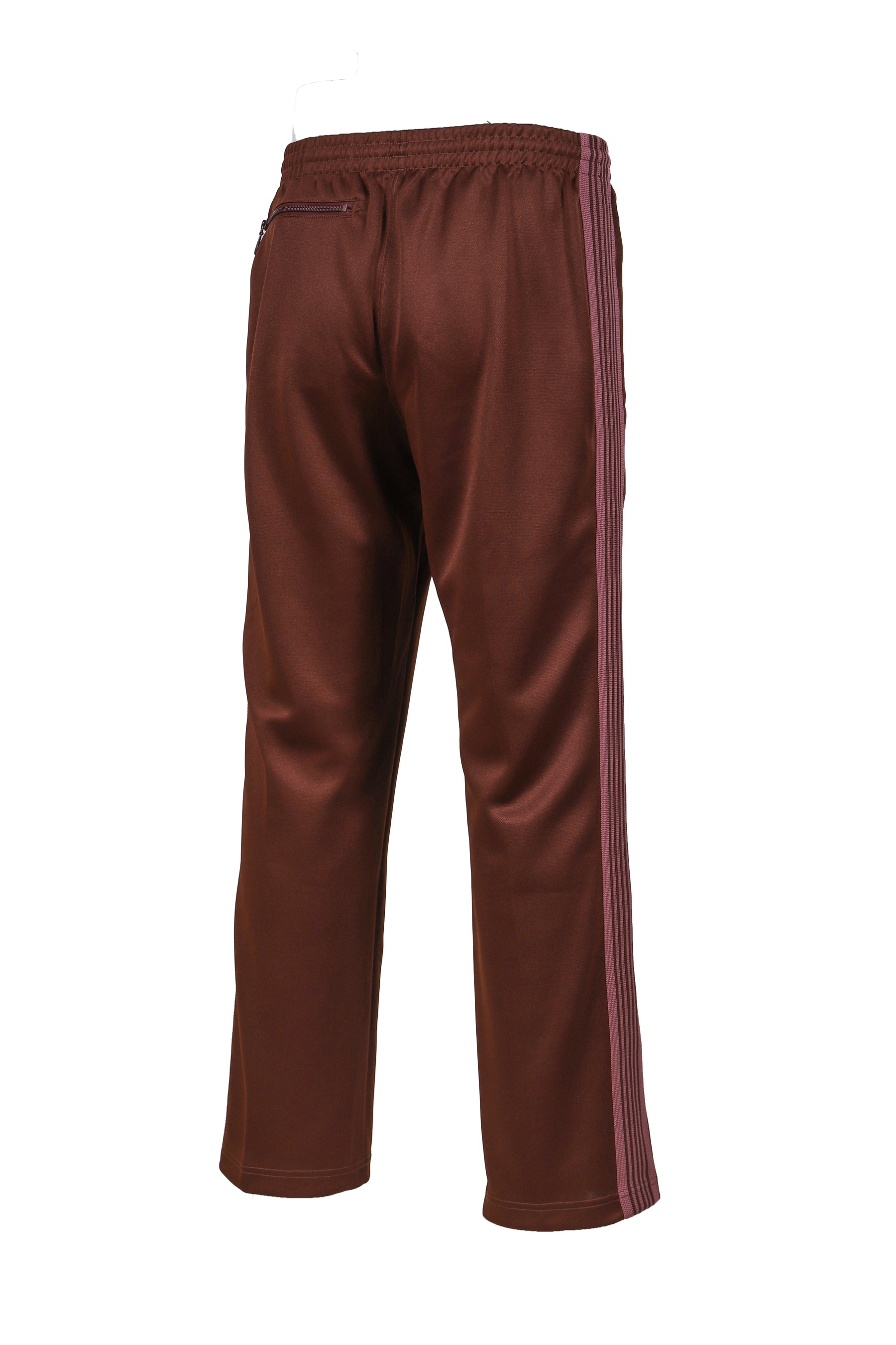 Needles FW25 Track Pant - Poly Smooth / Brown - Nubian