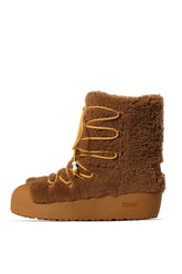 SHEARLING BOOTS / CAMEL