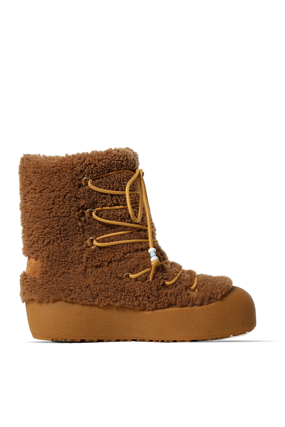 SHEARLING BOOTS / CAMEL