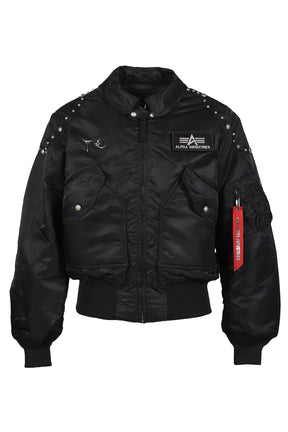 AI CWU 45/P FLIGHT JACKET (RIVET VERSION) / BLK 