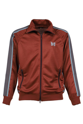 TRACK JACKET - POLY SMOOTH / RUST
