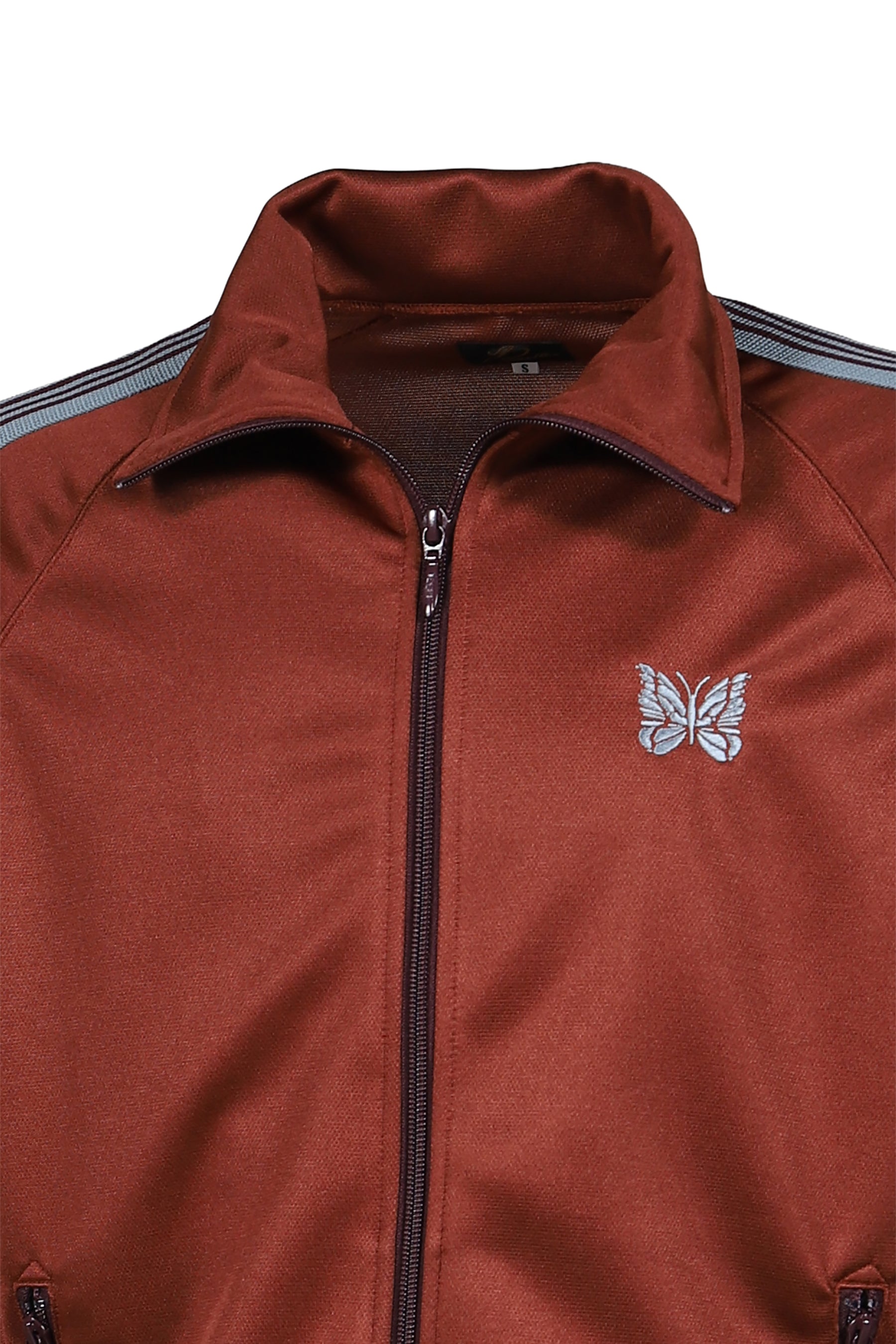 TRACK JACKET - POLY SMOOTH / RUST