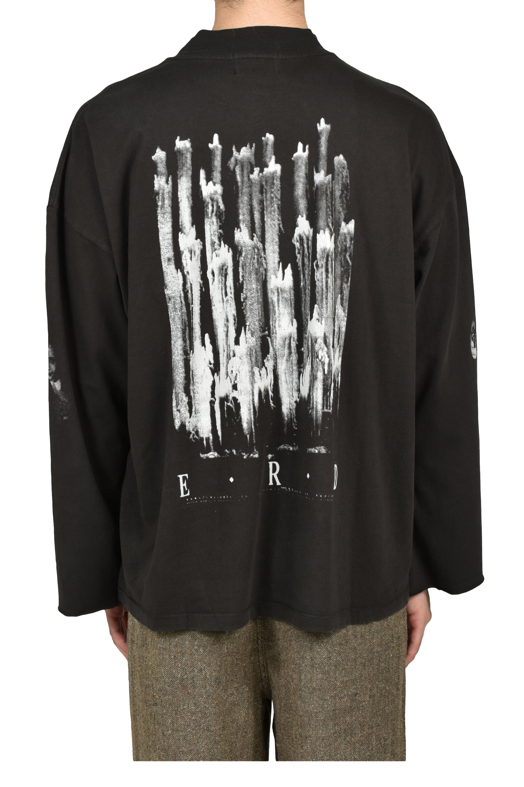 BALLETUE D’UNE MOCK NECK LS T-SHIRT / FADED BLK