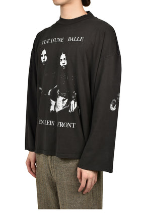 BALLETUE D’UNE MOCK NECK LS T-SHIRT / FADED BLK