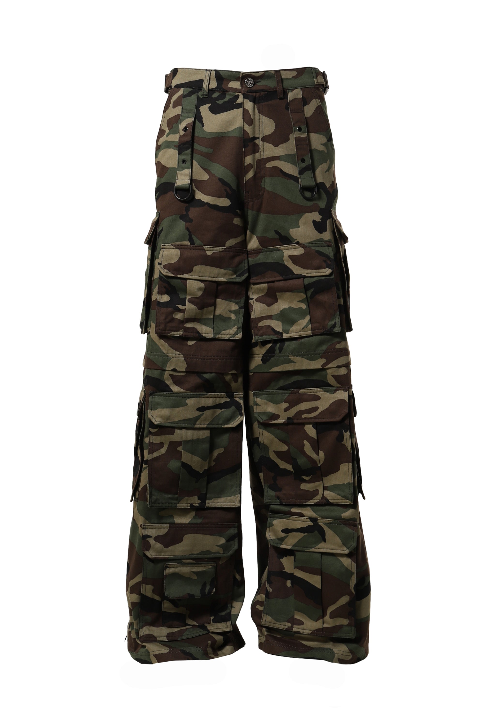 VETEMENTS ヴェトモンSS24 CAMO MULTIPOCKET CARGO PANTS / CAMO - NUBIAN