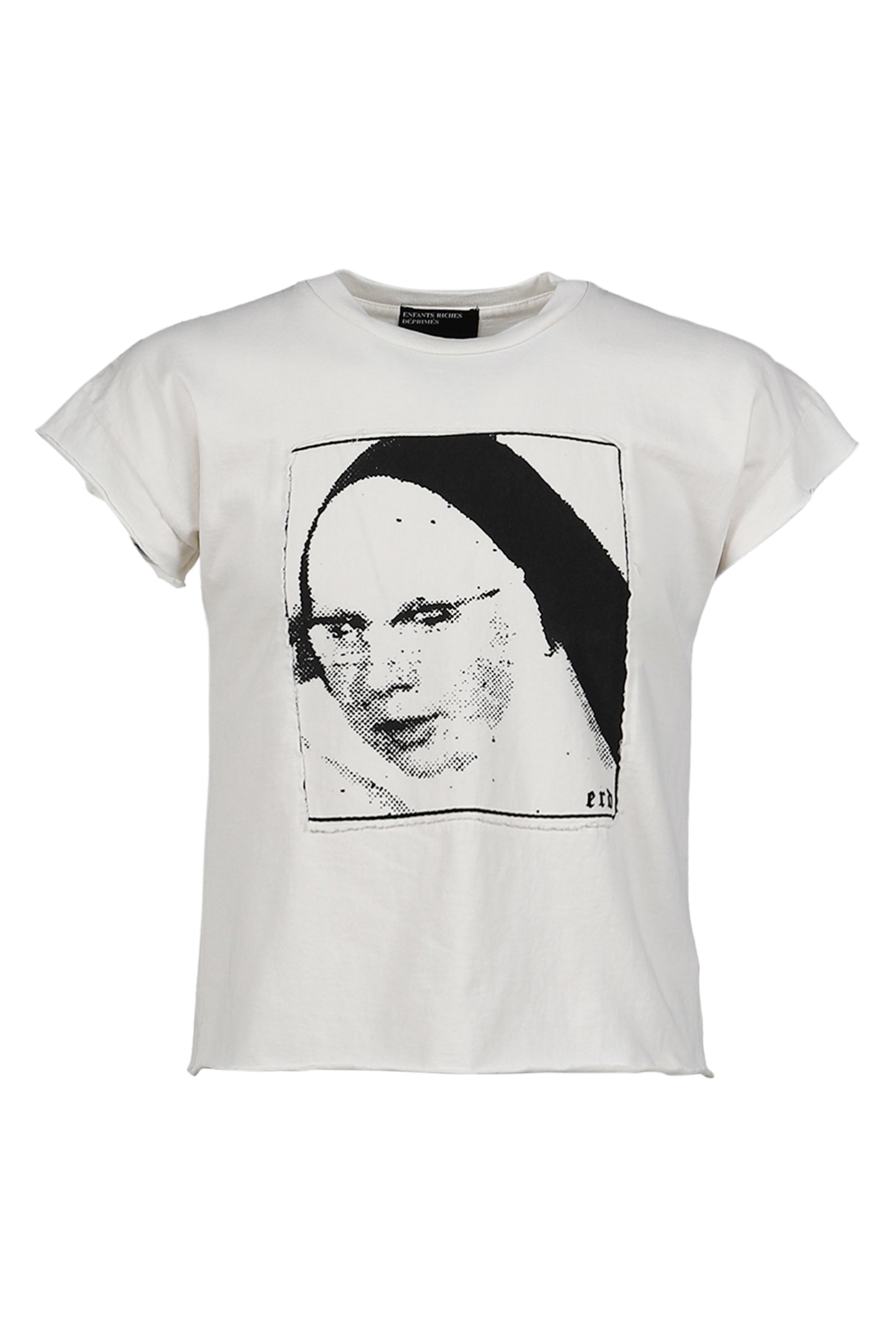 NUN ASSEMBLAGE BABY TEE / WHT