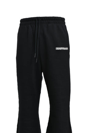 FLARE SWEAT PANTS / BLK