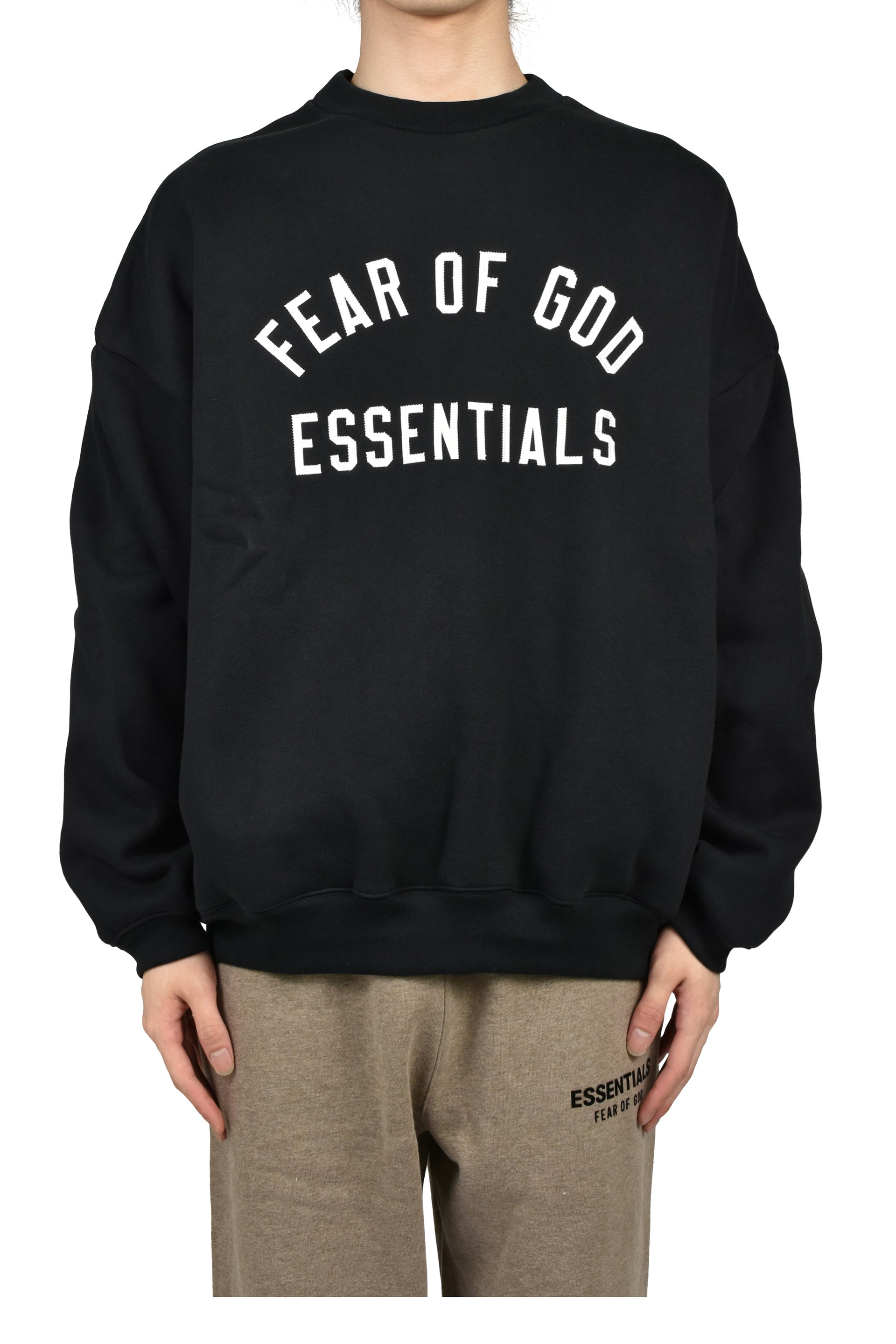 90'S CREWNECK SWEATSHIRT / VTG BLK