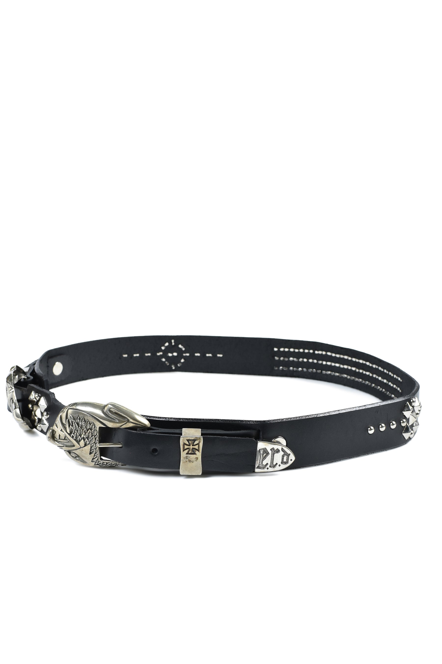 DOUBLE EAGLE BUCKLE BELT TEXAS SERENADE / BLK