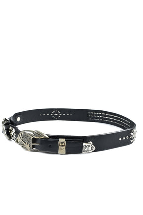 DOUBLE EAGLE BUCKLE BELT TEXAS SERENADE / BLK