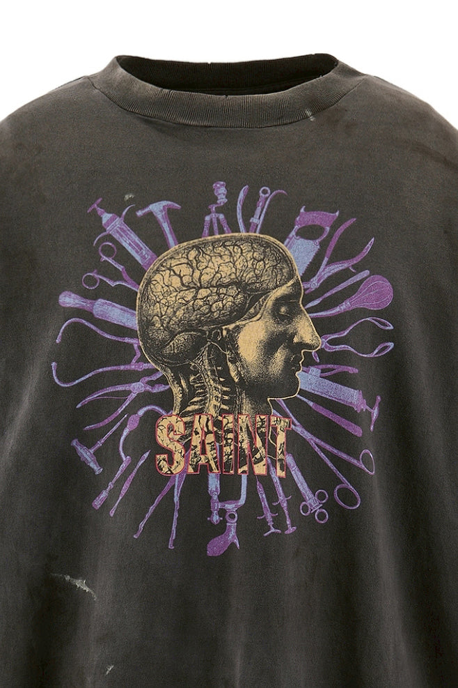 LS T-SHIRT/HEAD / BLK