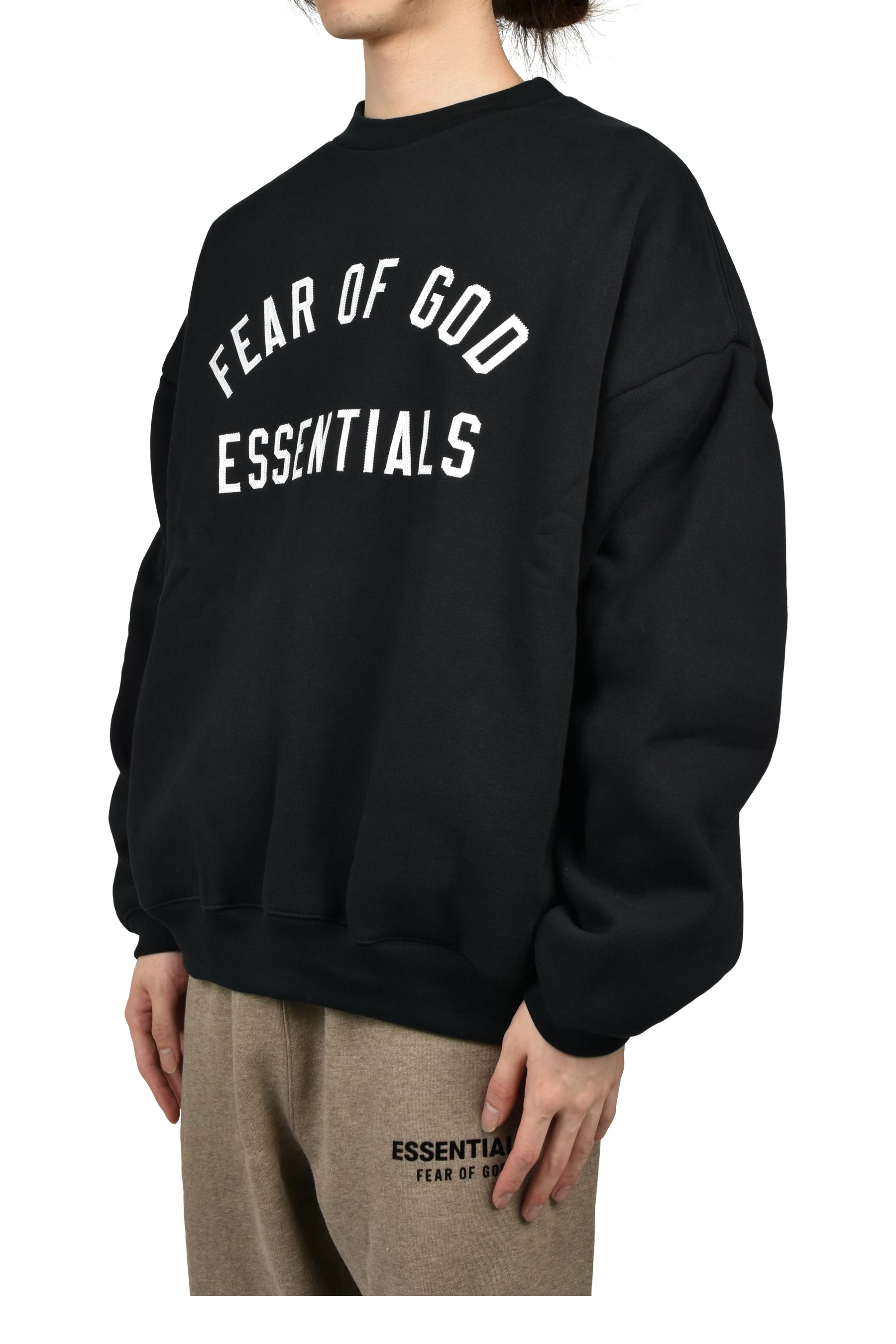 90'S CREWNECK SWEATSHIRT / VTG BLK
