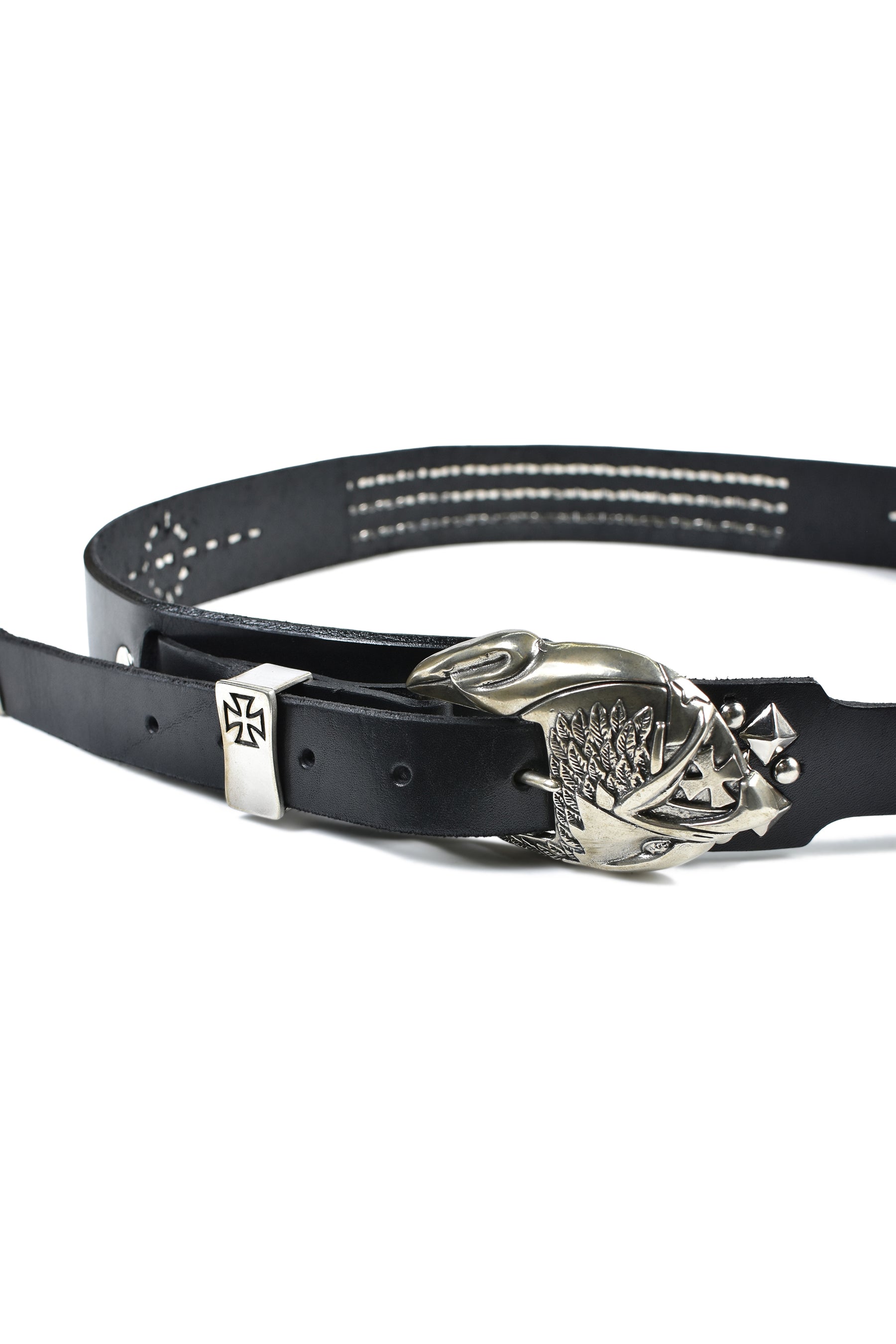 DOUBLE EAGLE BUCKLE BELT TEXAS SERENADE / BLK