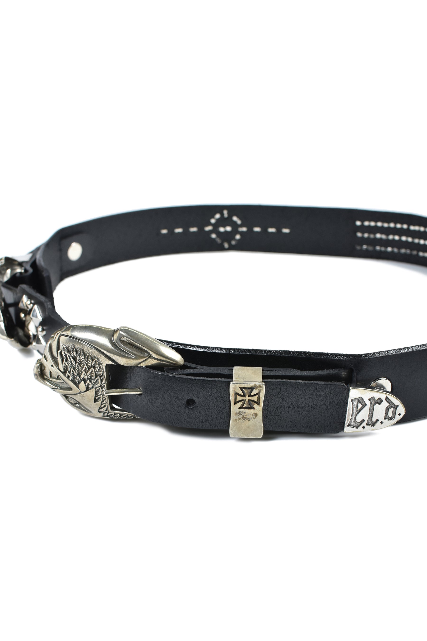 DOUBLE EAGLE BUCKLE BELT TEXAS SERENADE / BLK