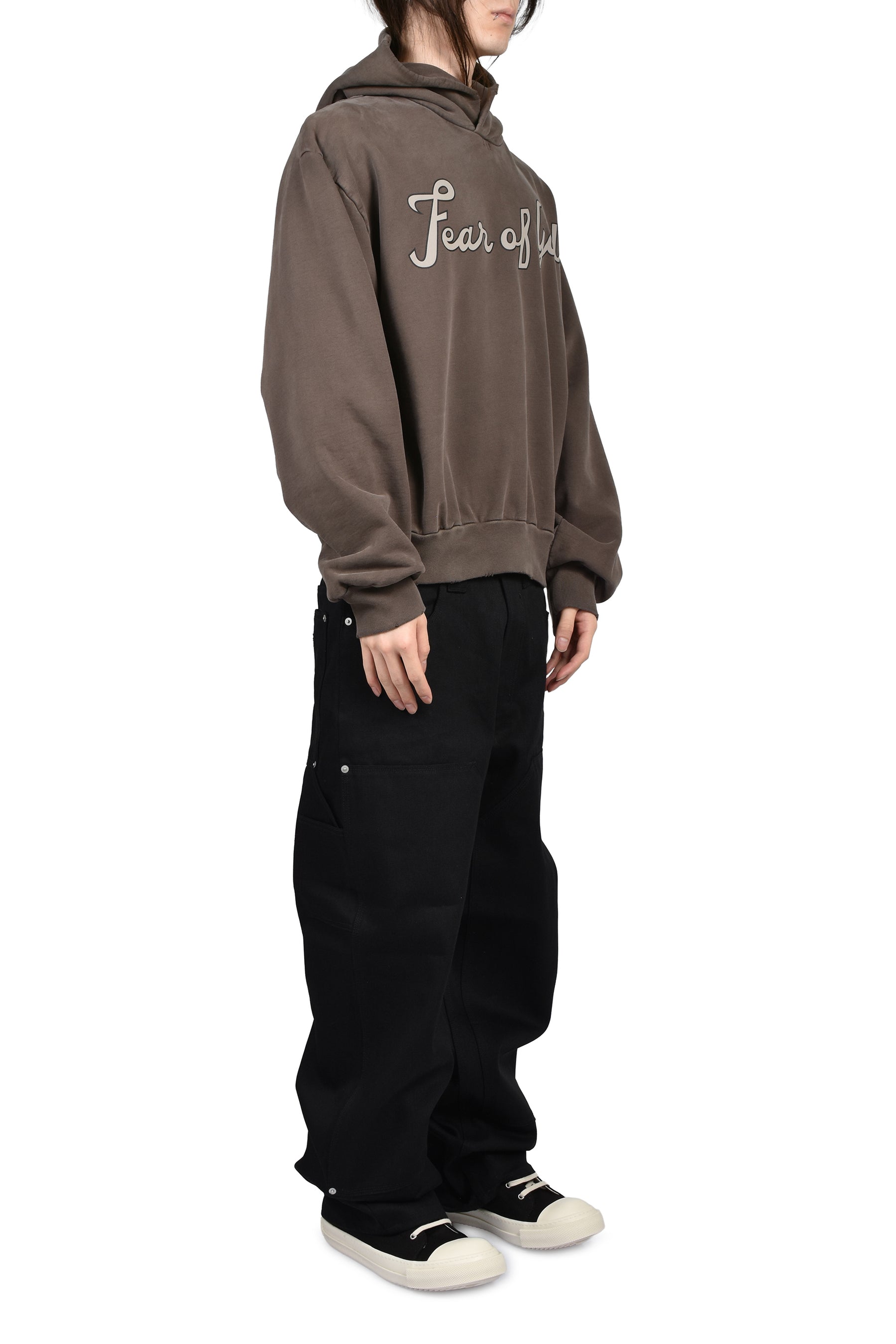 "26" CLASSIC FIT HALF RAGLAN HOODIE / FADED BRW