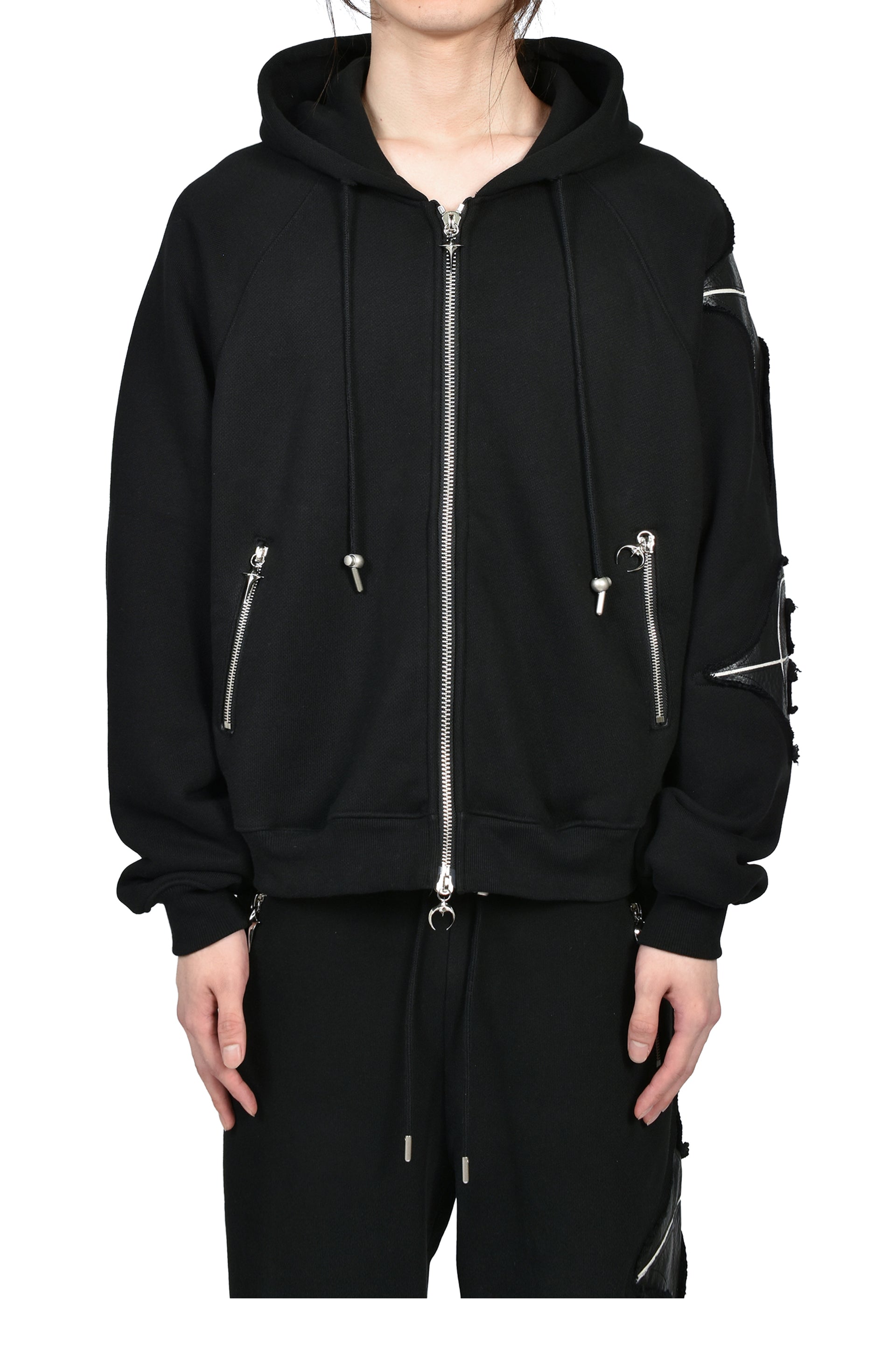 NEW ROCK ZIP-UP HOODIE (20TH EXCLUSIVE) / BLK