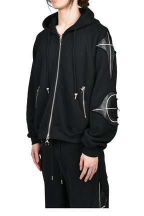 NEW ROCK ZIP-UP HOODIE (20TH EXCLUSIVE) / BLK