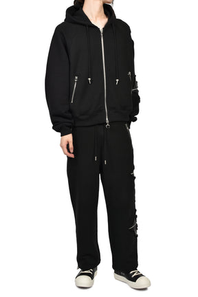 NEW ROCK ZIP-UP HOODIE (20TH EXCLUSIVE) / BLK