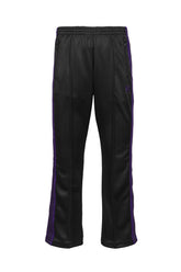 BOOT-CUT TRACK PANT - POLY SMOOTH / BLK