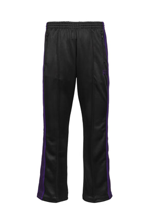 BOOT-CUT TRACK PANT - POLY SMOOTH / BLK