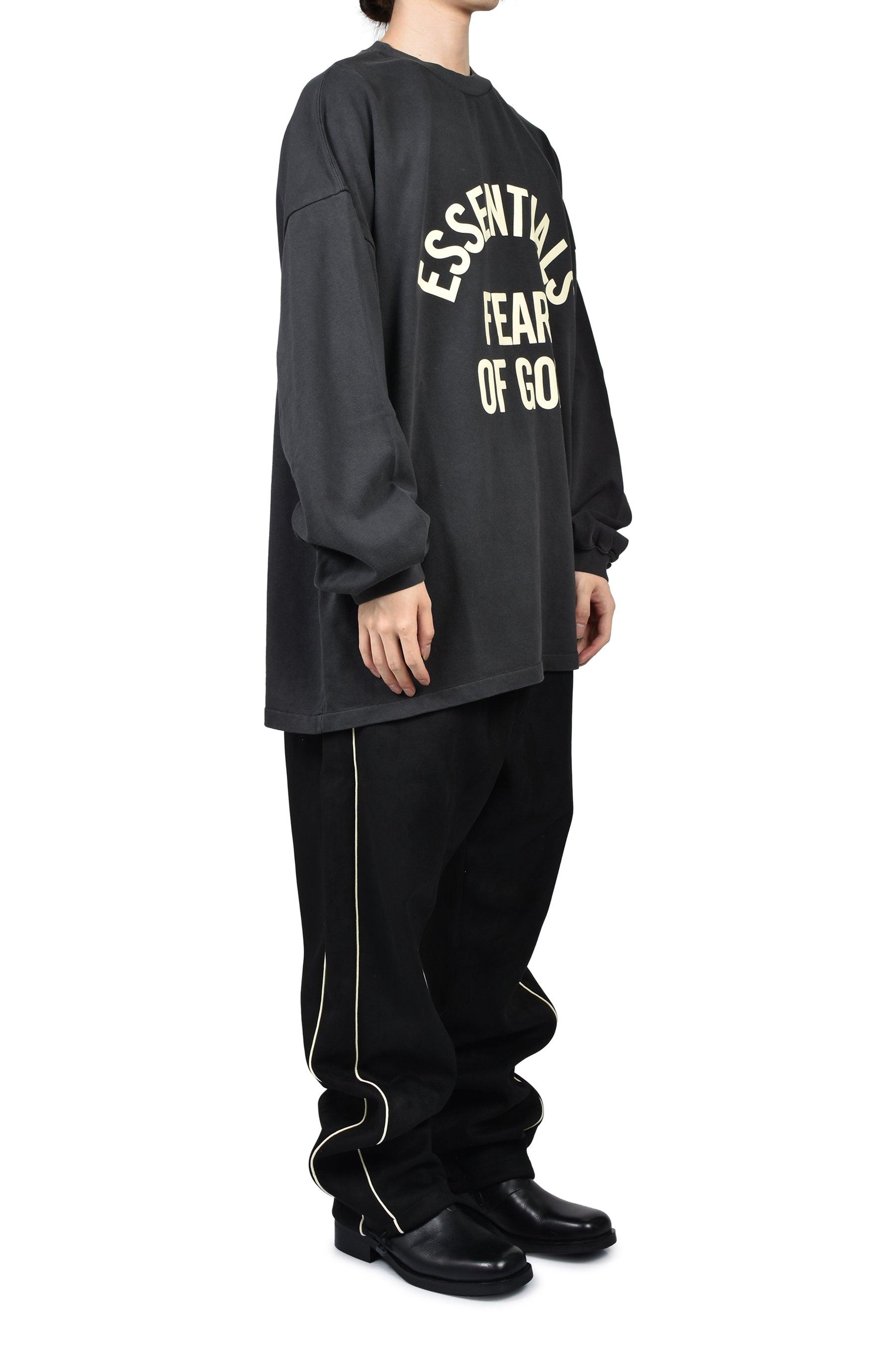 CAMPUS 90'S LONG SLEEVE TEE / FADED BLK