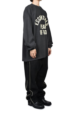 CAMPUS 90'S LONG SLEEVE TEE / FADED BLK