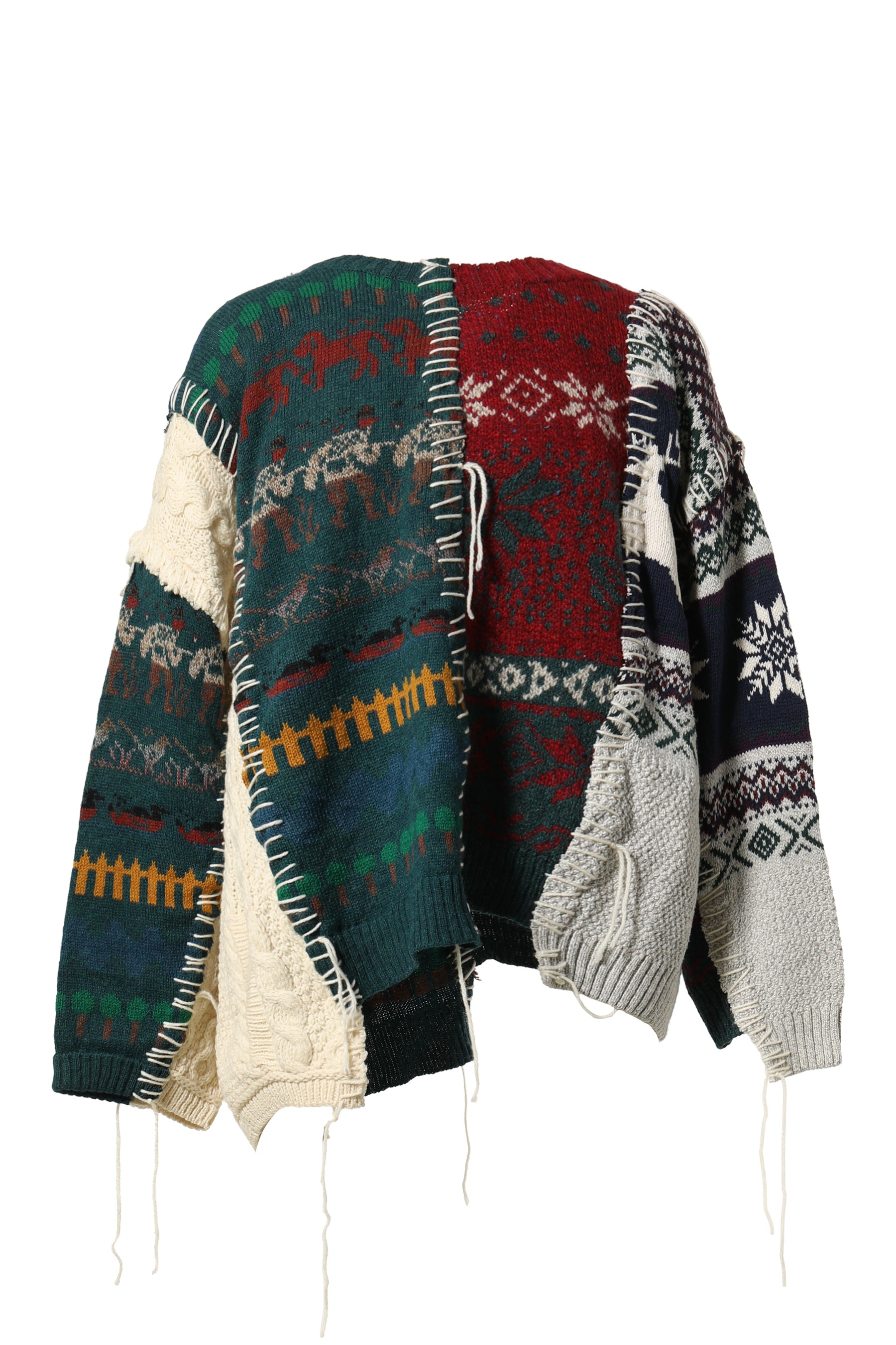 DISCOVERED ディスカバード FW22 NORDIC COLLAGE SWEATER / ASSORT ...