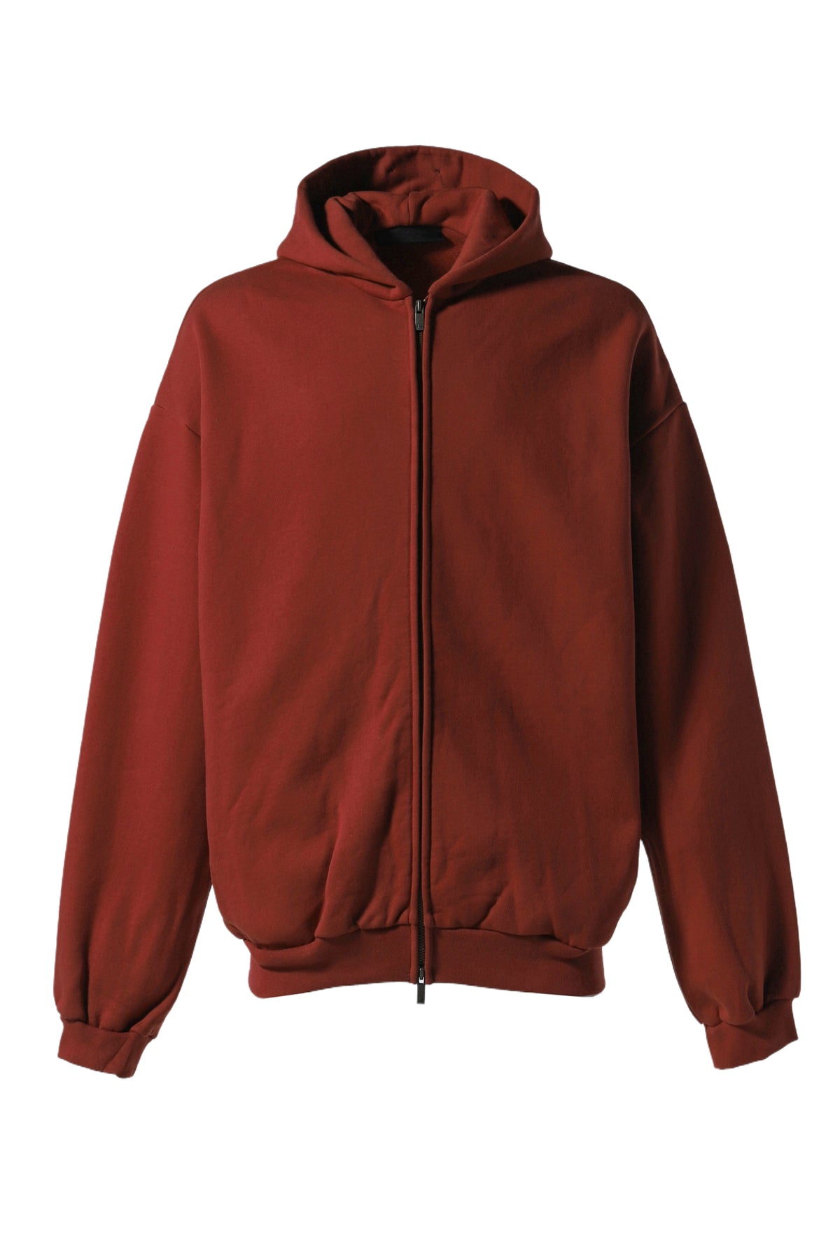 HEAVY FLEECE FULLZIP HOODIE / CRIMSON