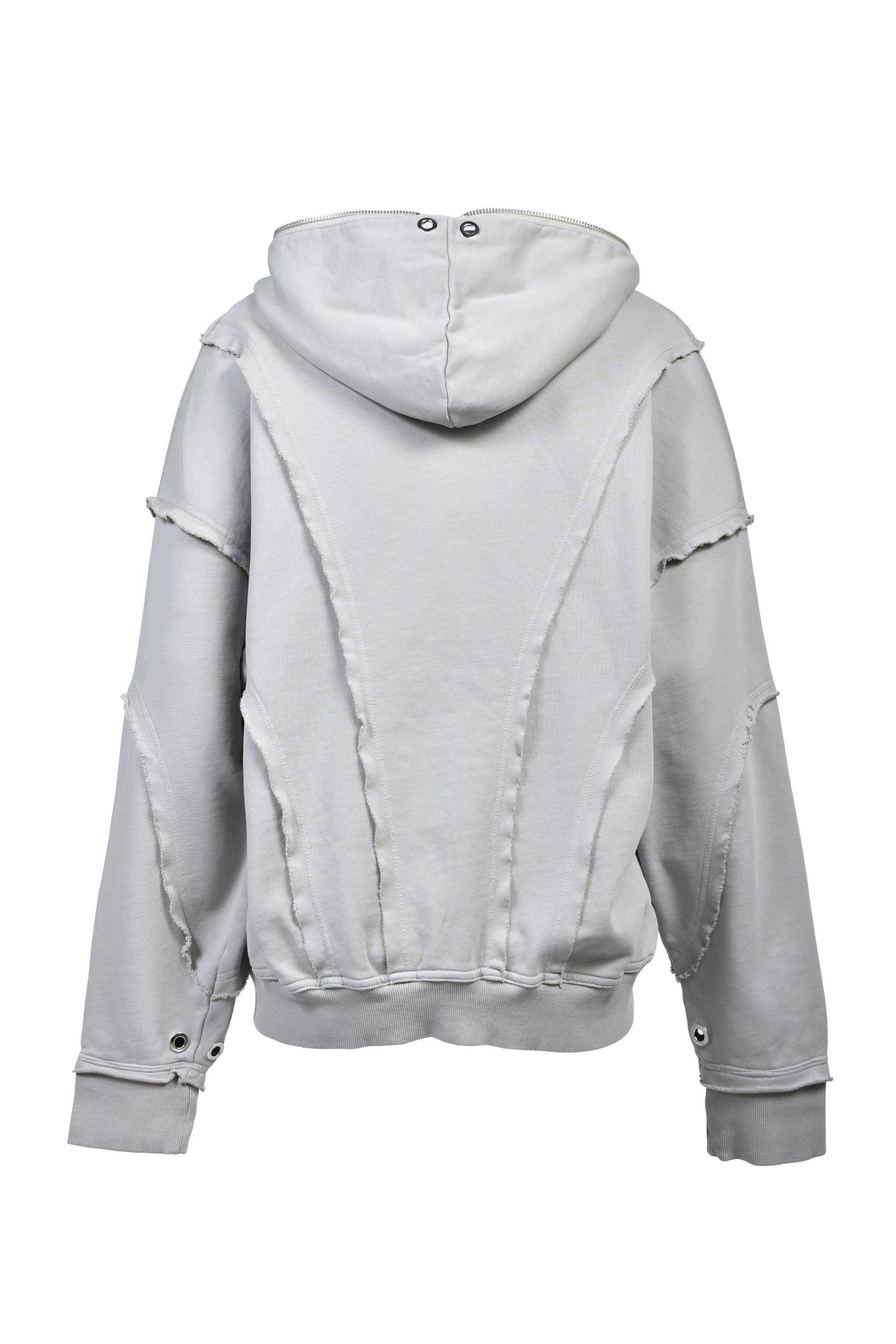 FADE ZIP UP HOODIE TYPE-2 / GRY