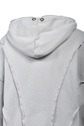 FADE ZIP UP HOODIE TYPE-2 / GRY