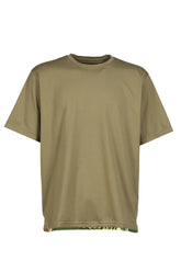 HAWAIIAN OUTDOOR PIPING T-SHIRT / OLV