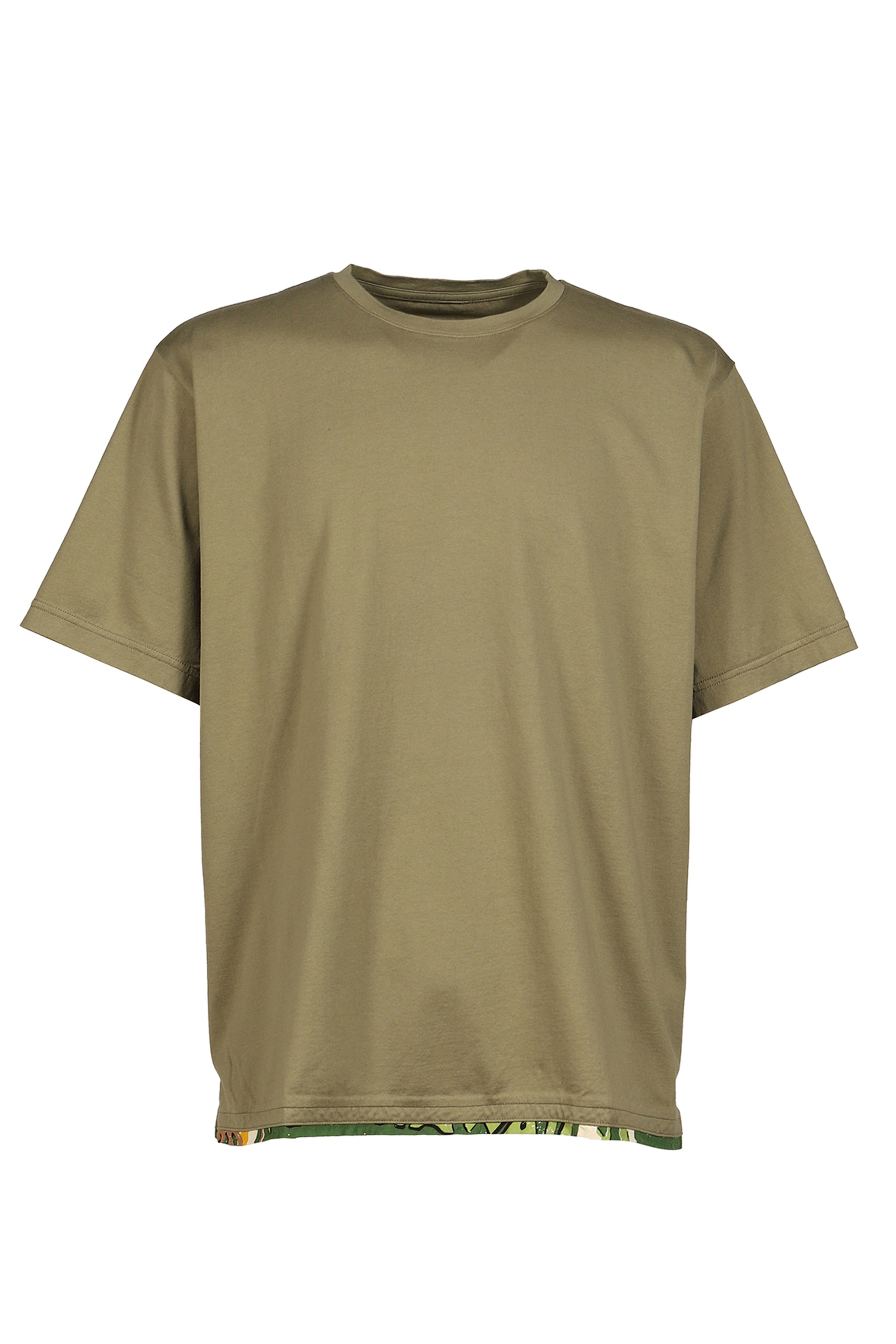 HAWAIIAN OUTDOOR PIPING T-SHIRT / OLV