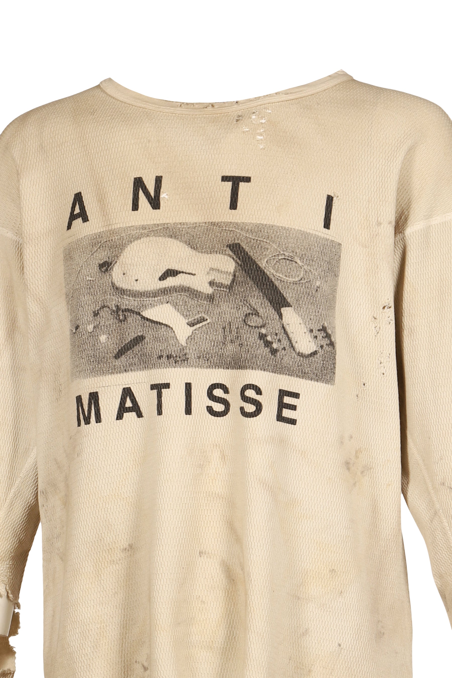 ANTI MATISSE THERMAL LS T-SHIRT / DIRTY WHT