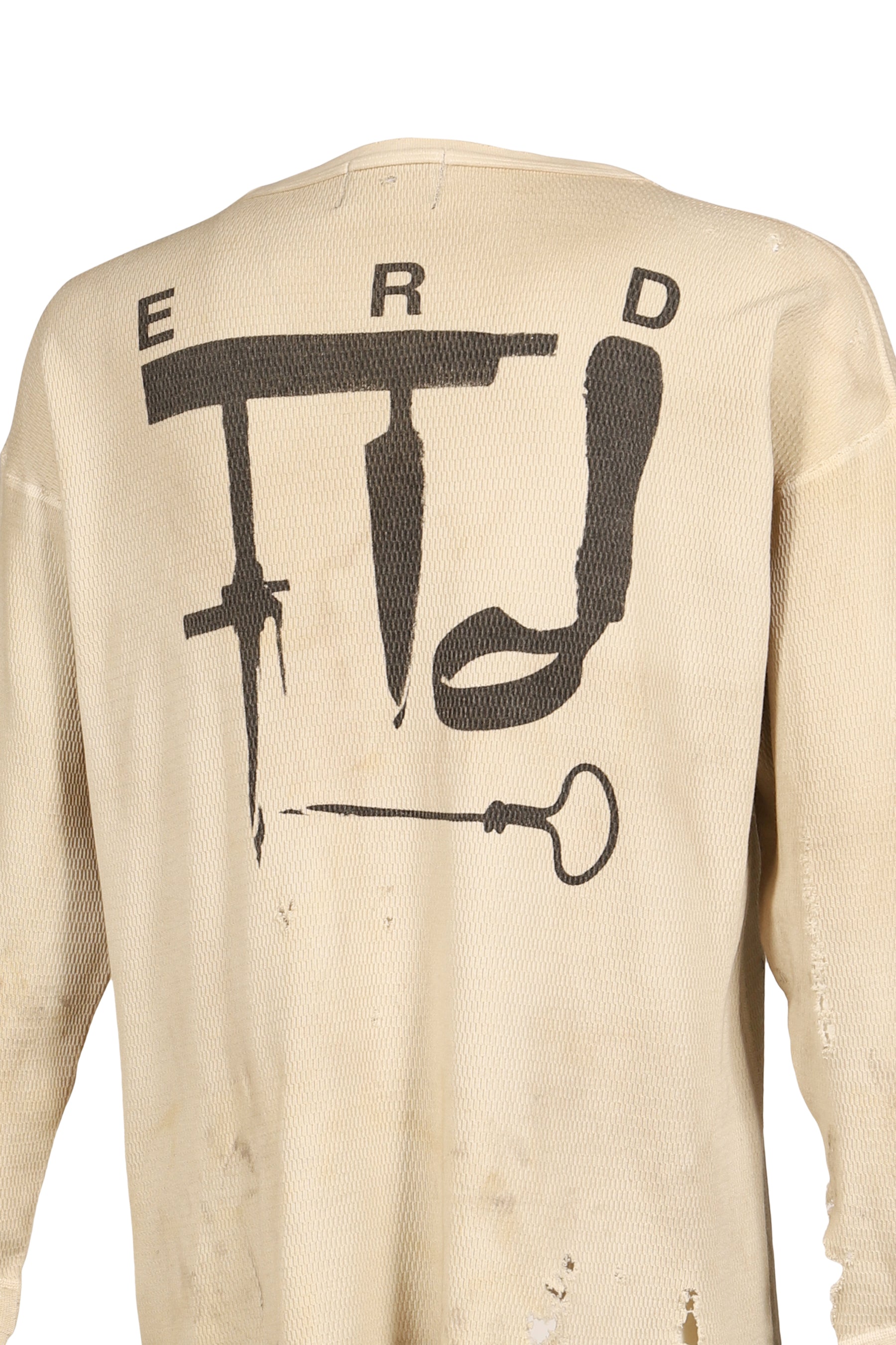 ANTI MATISSE THERMAL LS T-SHIRT / DIRTY WHT