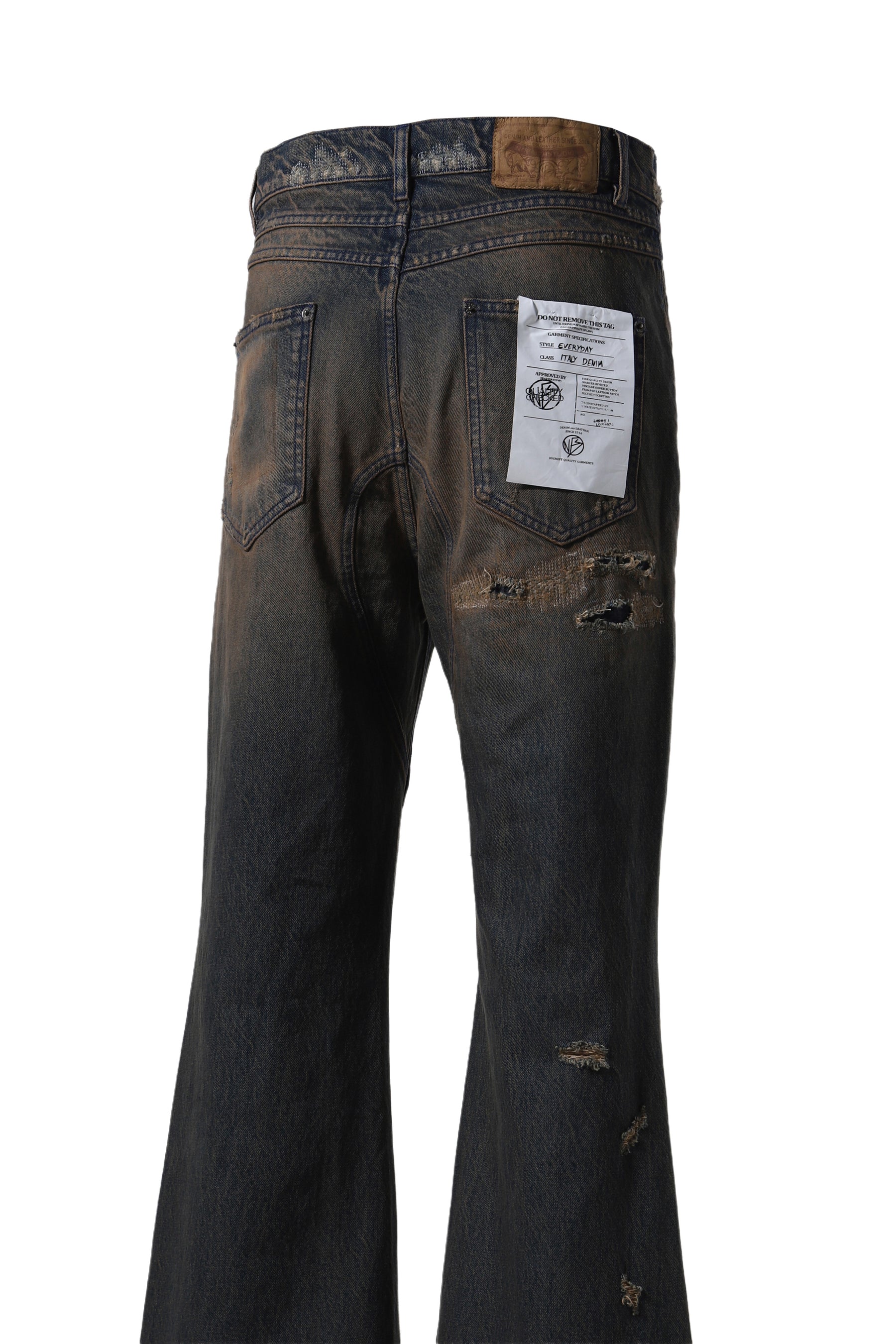 ITALY SMOOTH RUSTED BOOT CUT / BRW IND