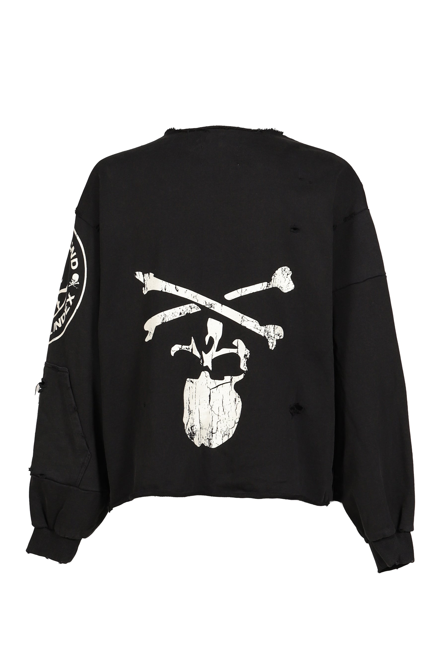 UPSIDE-DOWN SWEATSHIRT / BLK