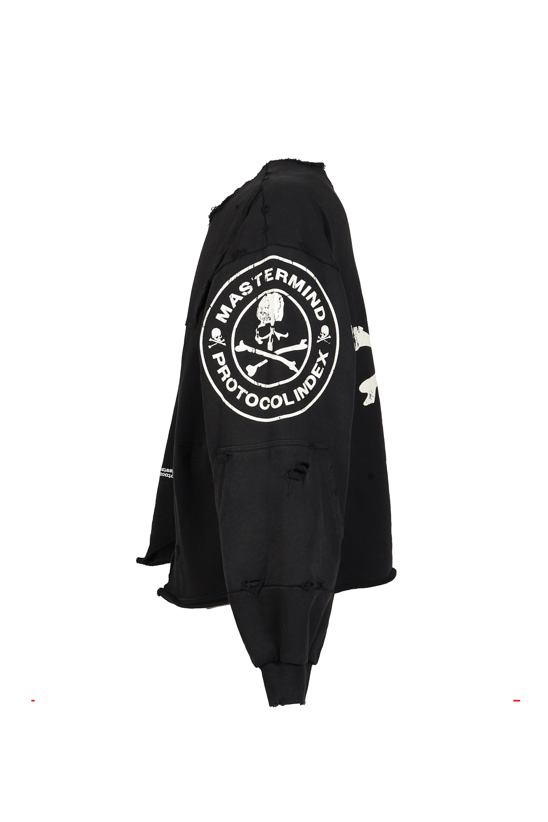 UPSIDE-DOWN SWEATSHIRT / BLK
