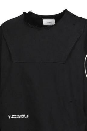 UPSIDE-DOWN SWEATSHIRT / BLK