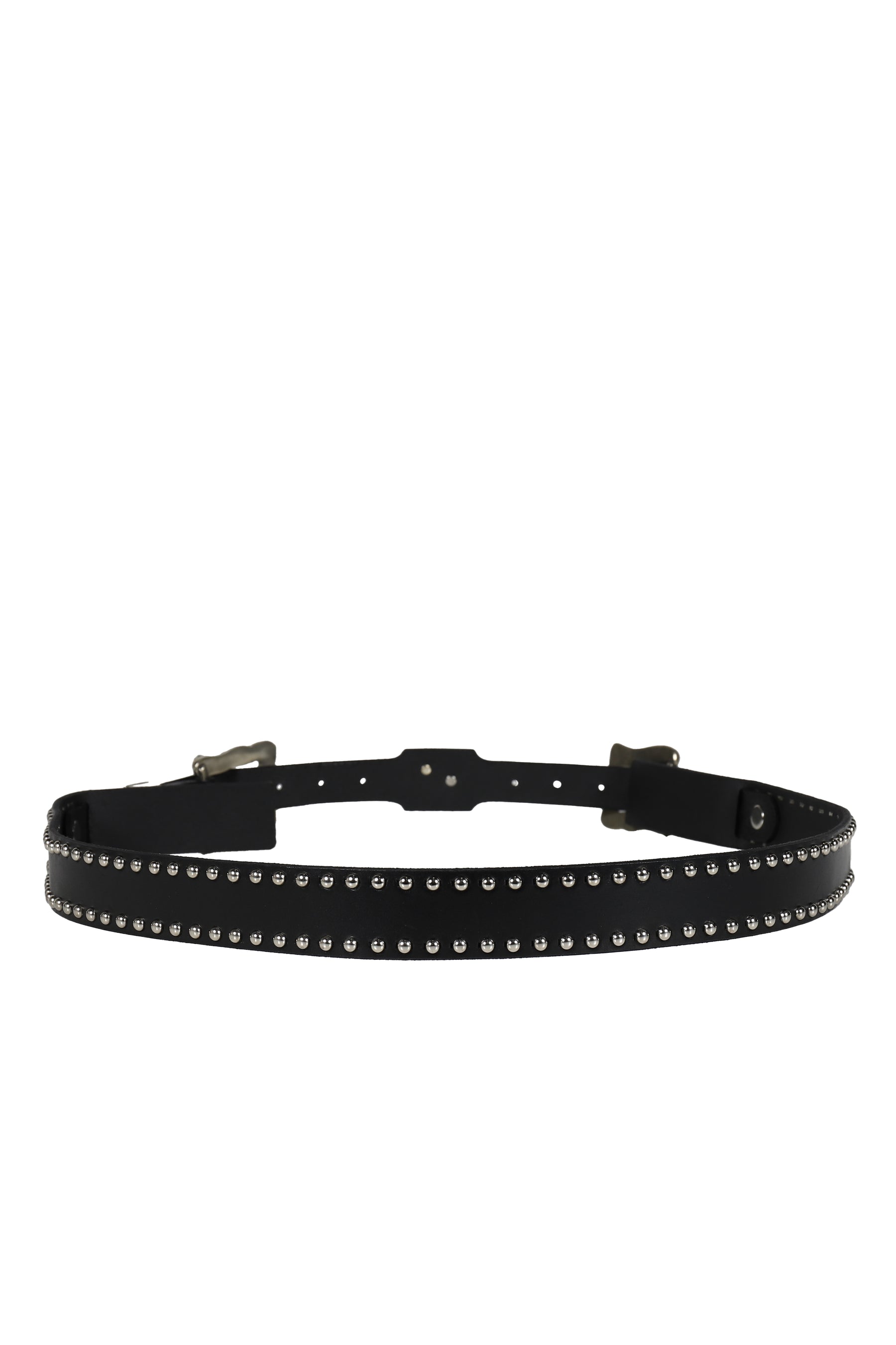 ENFANTS RICHES DÉPRIMÉS DOUBLE BUCKLE GERMAN DOG BELT / BLK