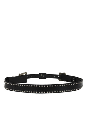 ENFANTS RICHES DÉPRIMÉS DOUBLE BUCKLE GERMAN DOG BELT / BLK