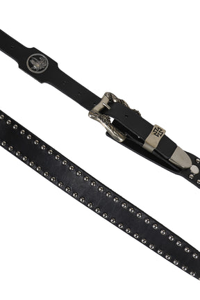 ENFANTS RICHES DÉPRIMÉS DOUBLE BUCKLE GERMAN DOG BELT / BLK