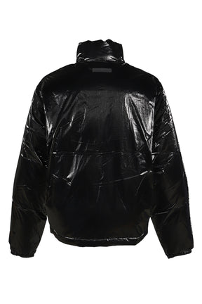 PUFFER JACKET / METALLIC BLK