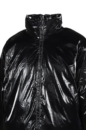 PUFFER JACKET / METALLIC BLK