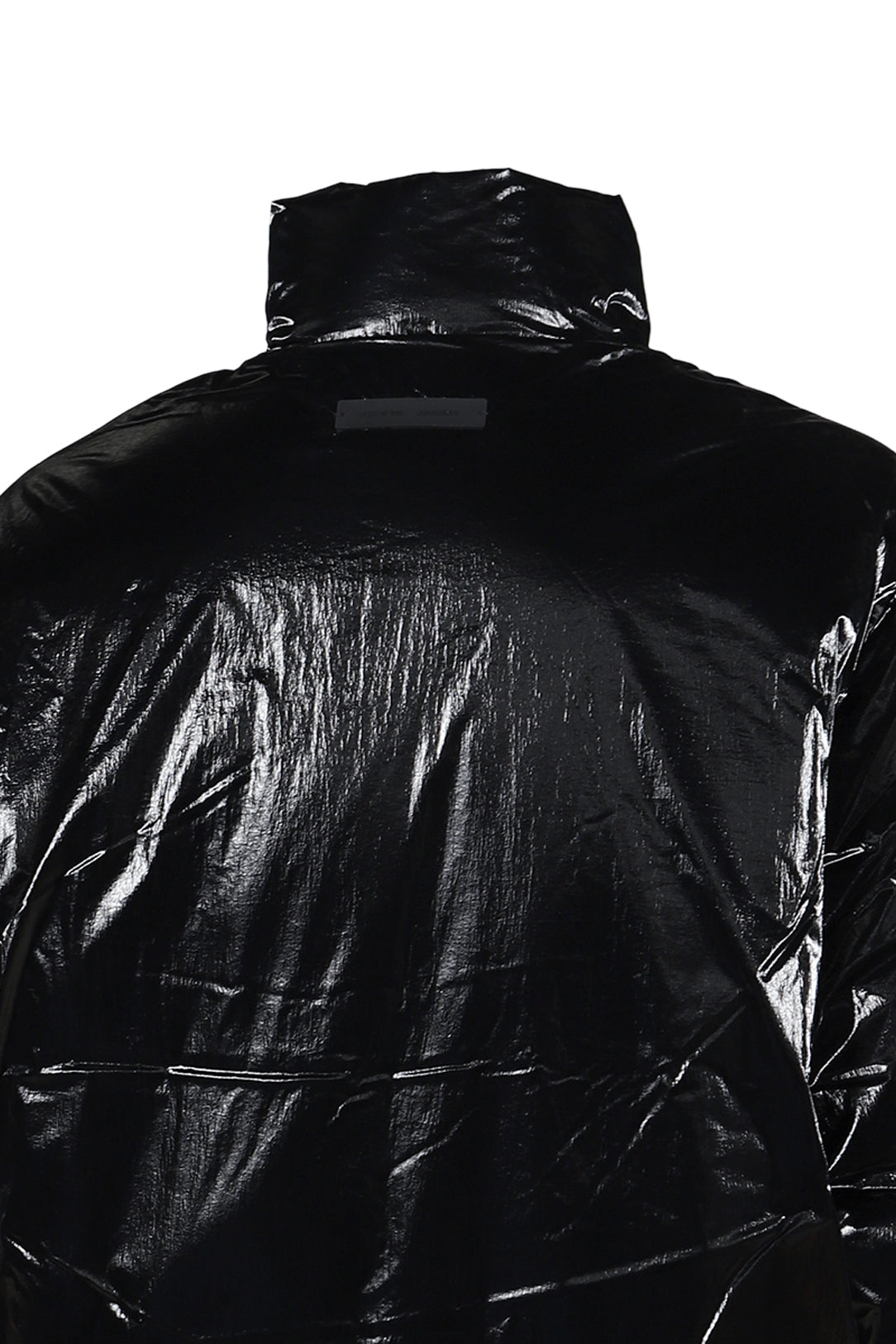 PUFFER JACKET / METALLIC BLK