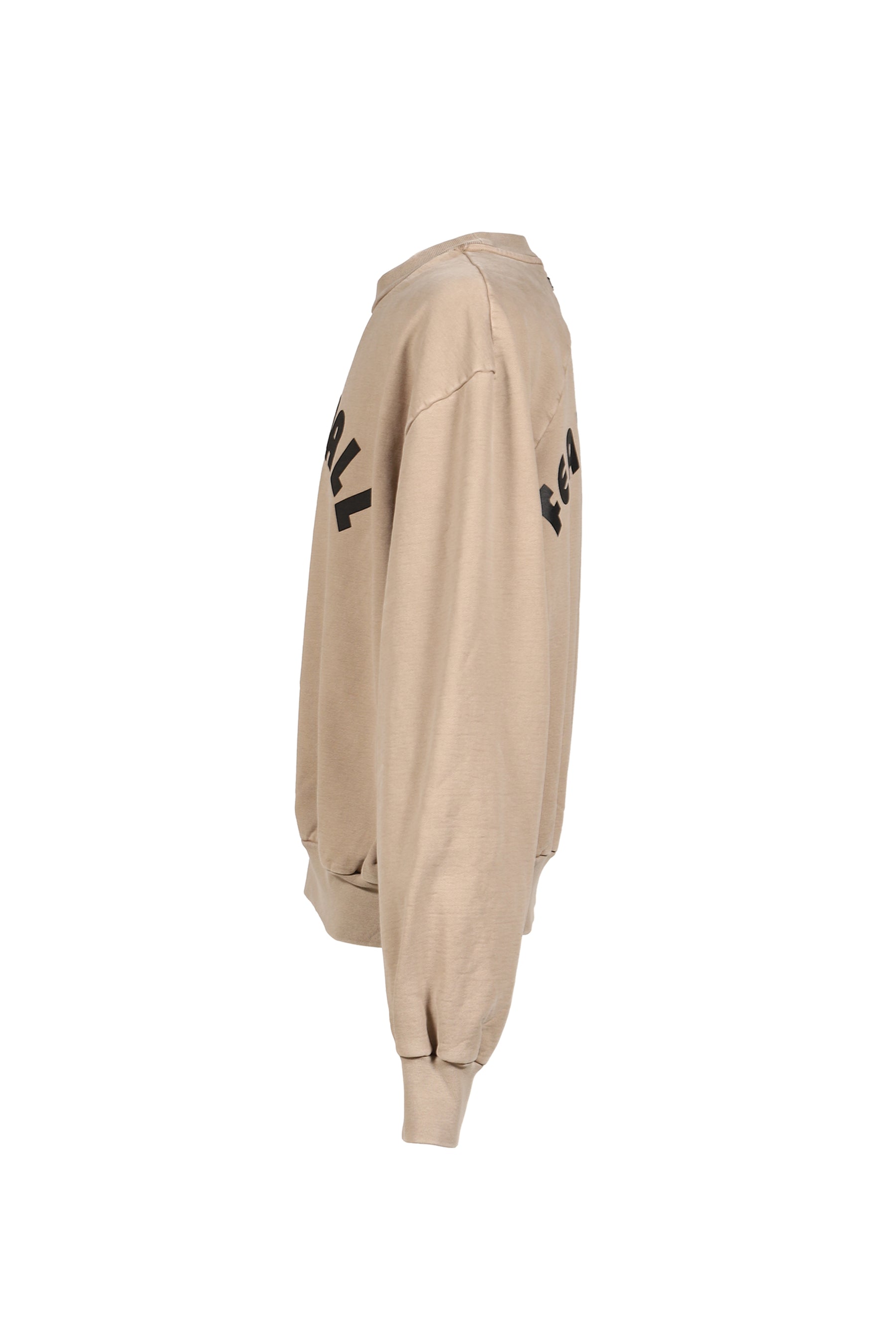 "BASEBALL" CLASSIC FIT HALF RAGLAN SWEATSHIRT / DUNE PEARL