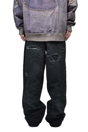 BORO SUPER BAGGY JEANS / BLACK 