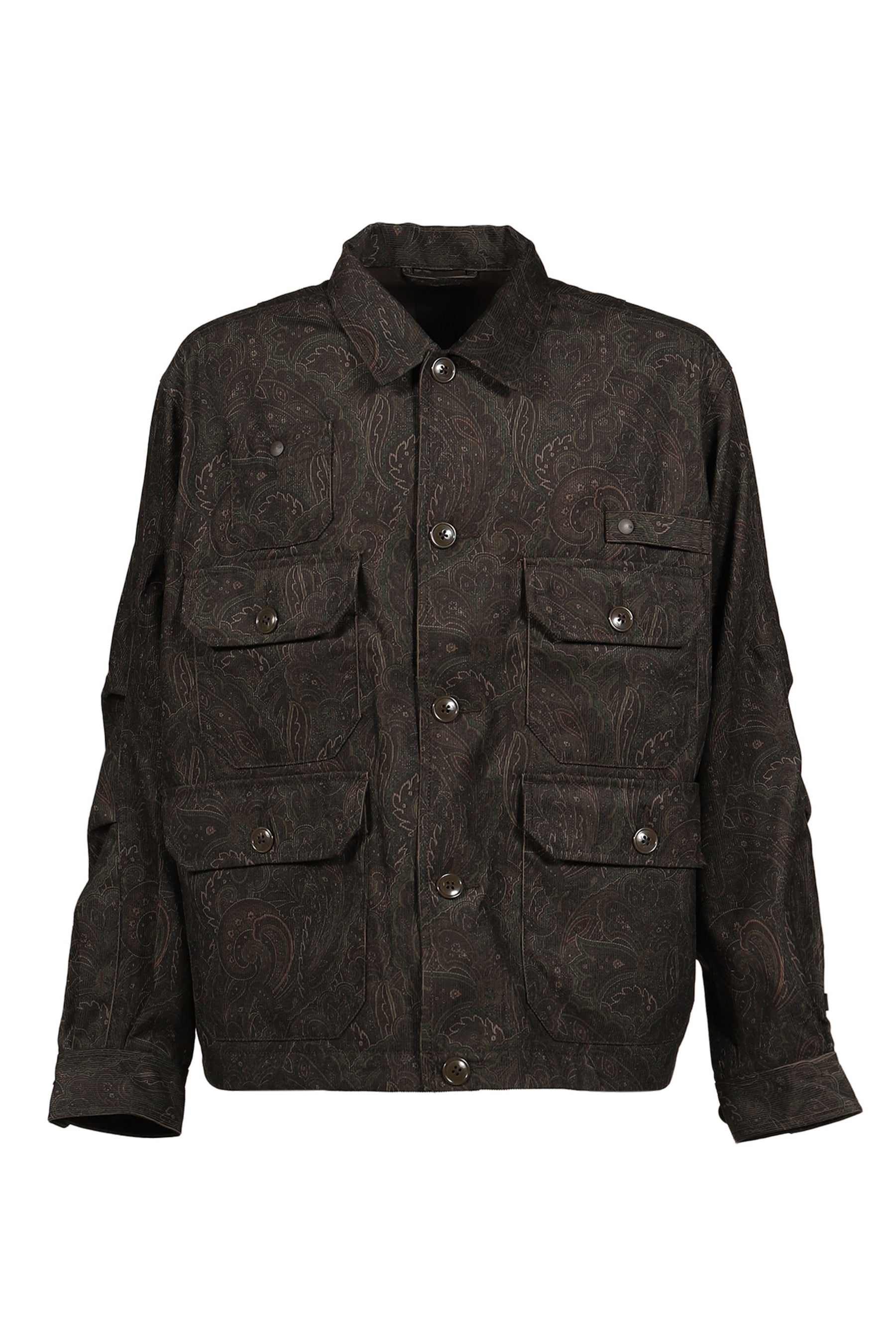 TECH FLYING SHIRT CORDUROY PAISLEY / D.BRW