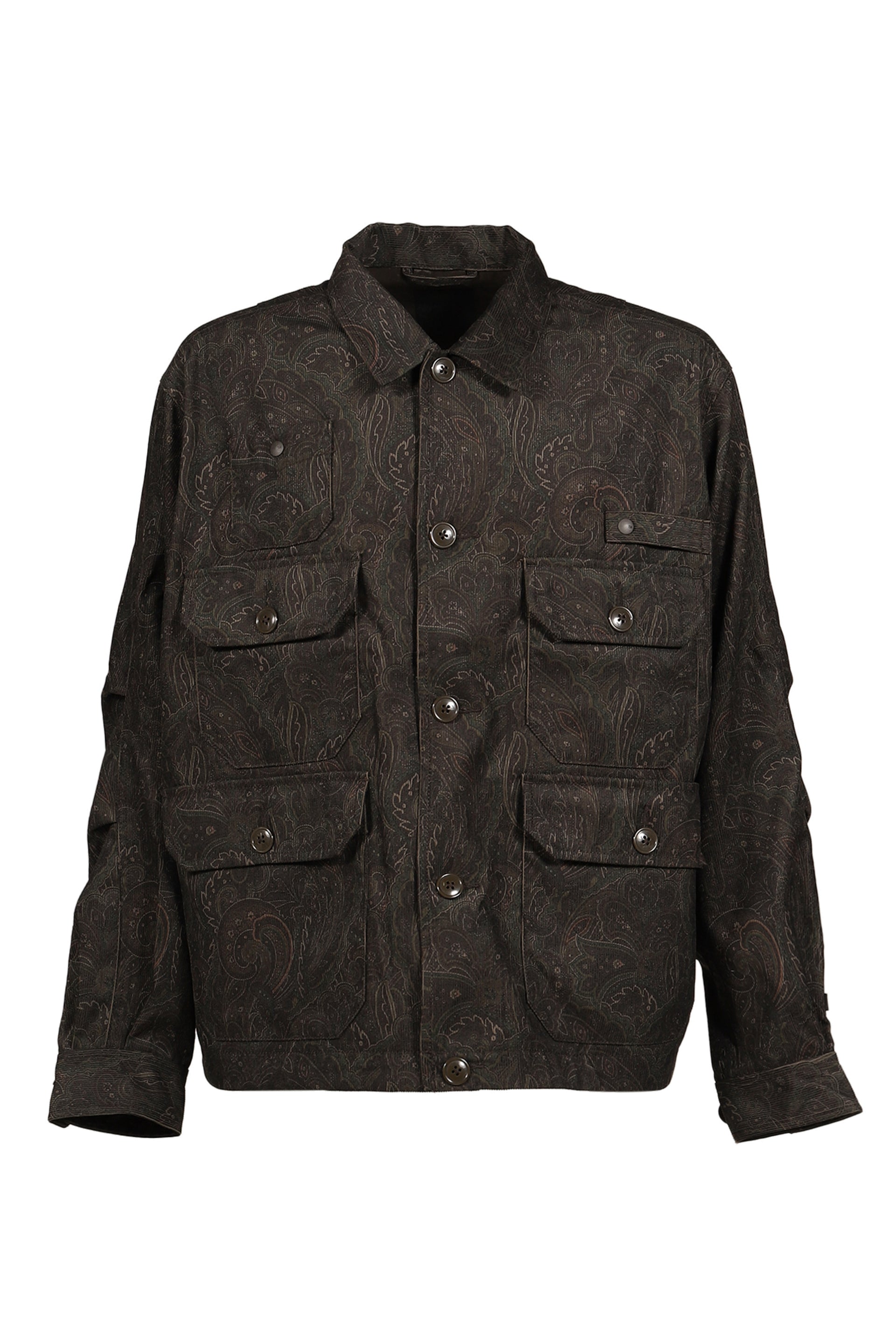 TECH FLYING SHIRT CORDUROY PAISLEY / D.BRW