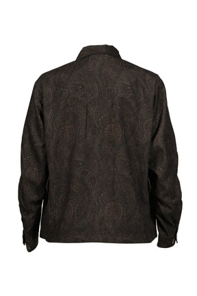 TECH FLYING SHIRT CORDUROY PAISLEY / D.BRW