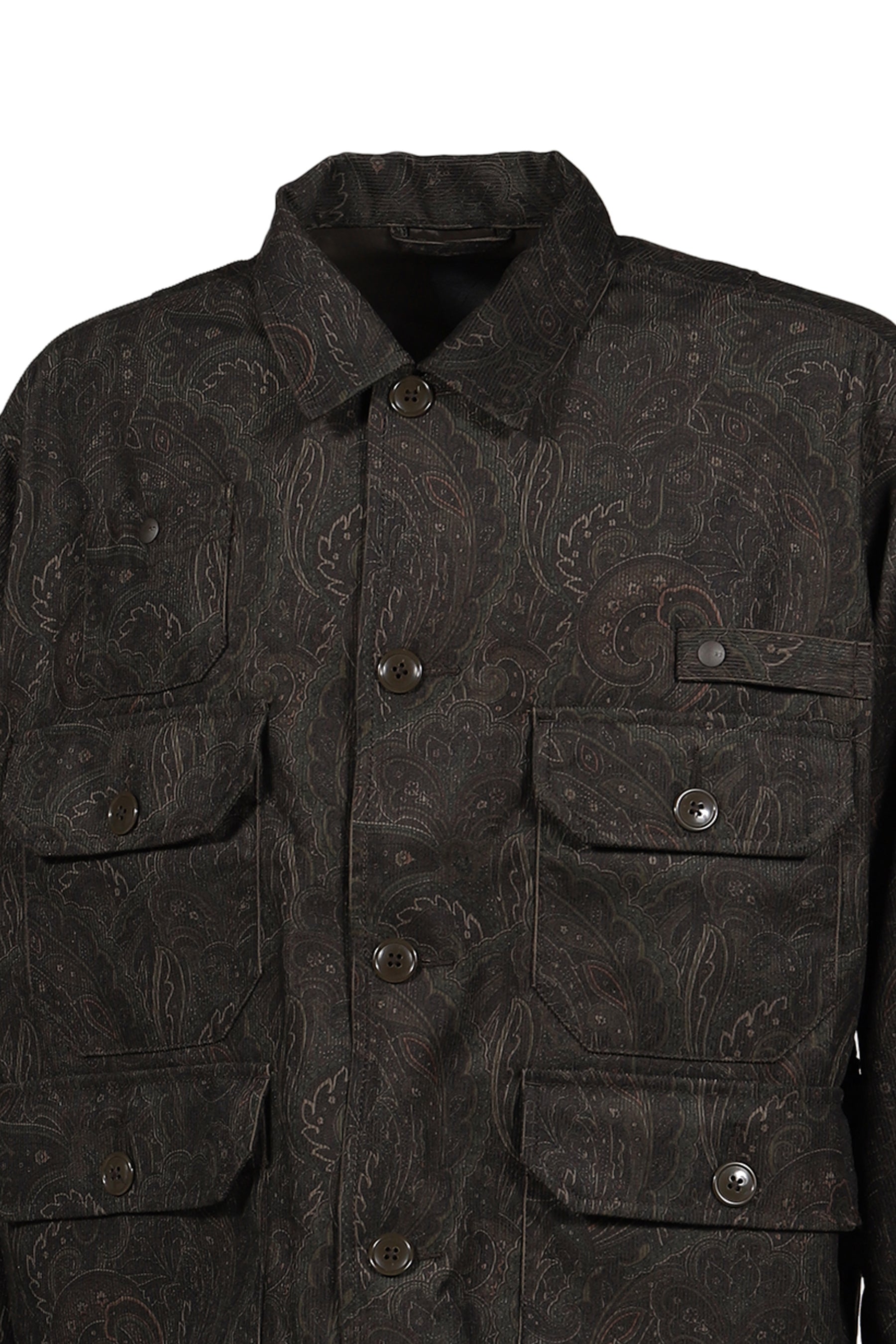 TECH FLYING SHIRT CORDUROY PAISLEY / D.BRW